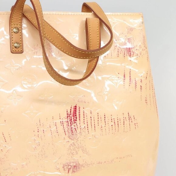 LOUIS VUITTON Vernis Reade MM Hand Bag Marshmallow Pink - Picture 8 of 16